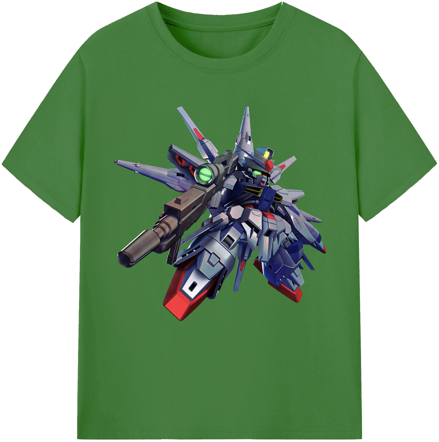 （画像用） 機動戦士ガンダム Mobile Suit Gundam レディースカジュアルプリントTシャツ（綿100％）